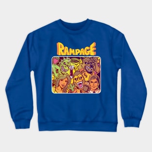 Classic Arcade Game Rampage Crewneck Sweatshirt